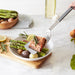 RSVP Endurance Flexible Spatula, Medium, in use