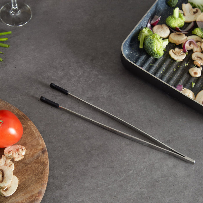 Food Tweezers in use