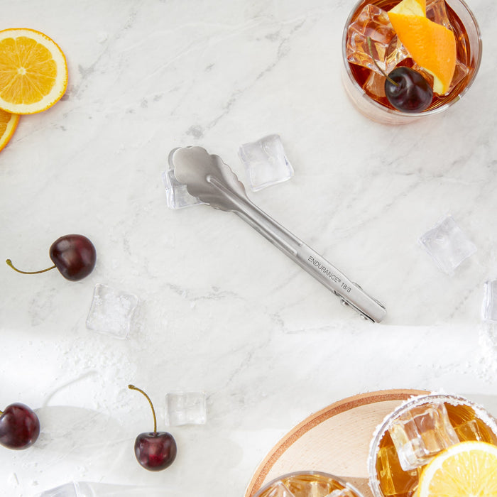 RSVP Mini Locking Tongs serving