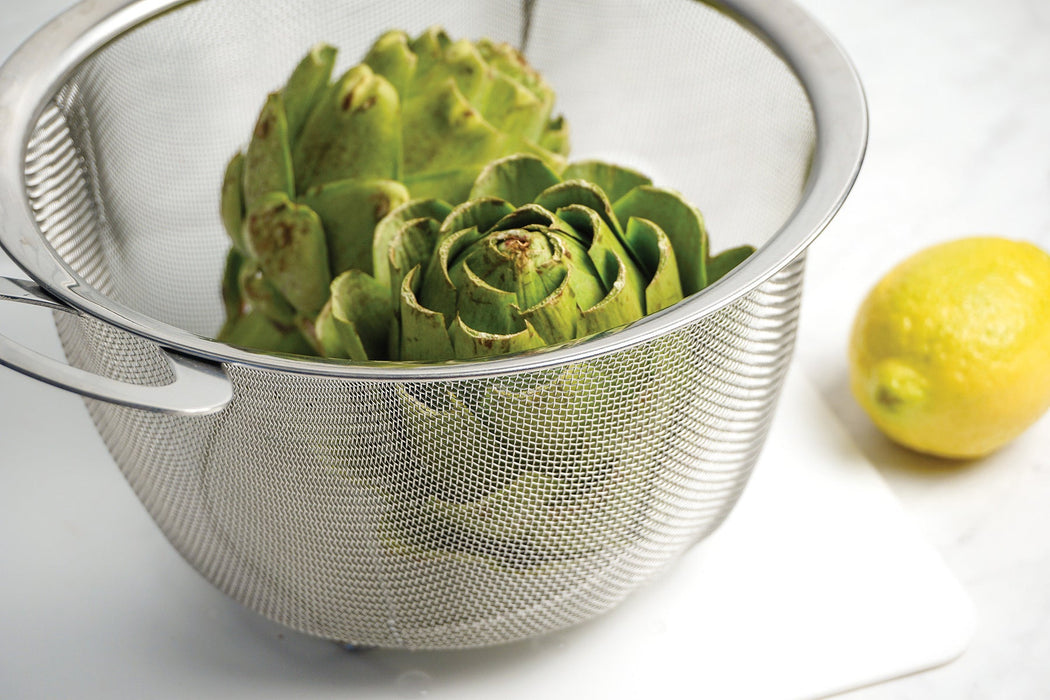 Mesh Basket Wide Rim - side