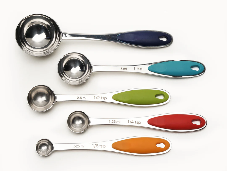 Fall Measuring Spoons Rainbow Measuring Spoons S/5 — berry + basil