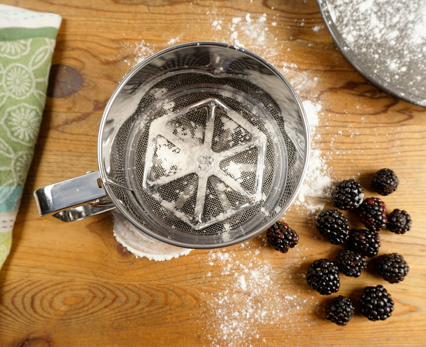 Triple Mesh Flour Sifter handle