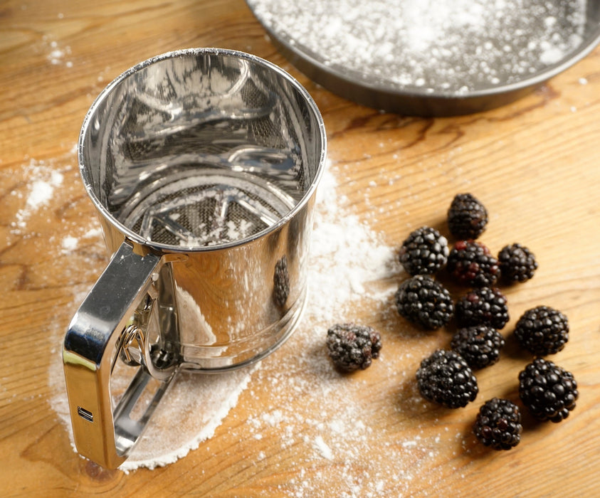 Triple Mesh Flour Sifter angle