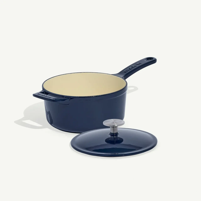 Enameled Cast Iron Saucepan 2QT