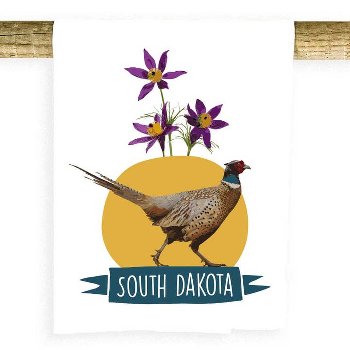 South Dakota State Bird Towel