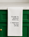 Born in the 1900s funny gift towel styled in kitchen
