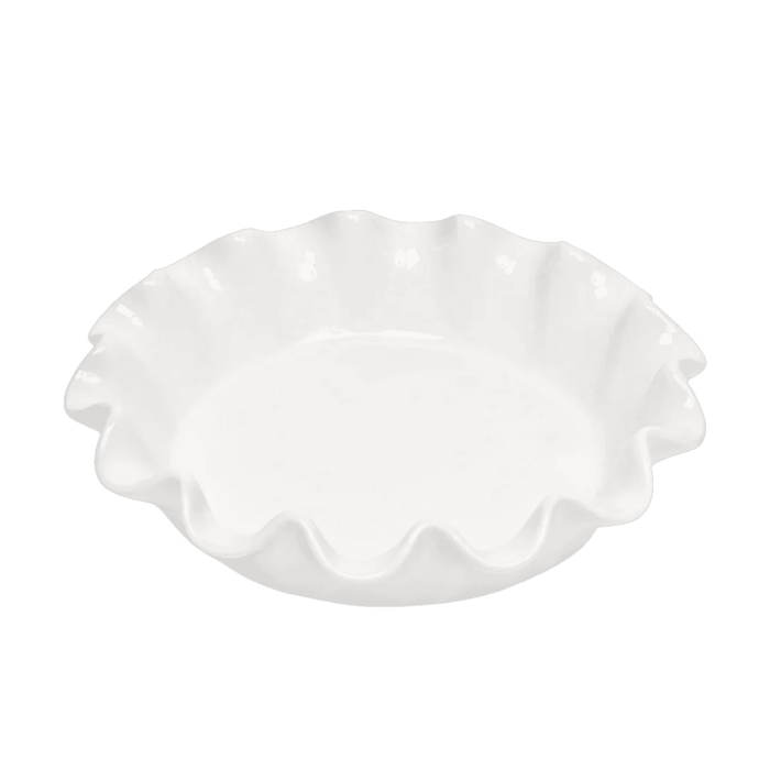 Ruffled Deep Pie Dish - all colors