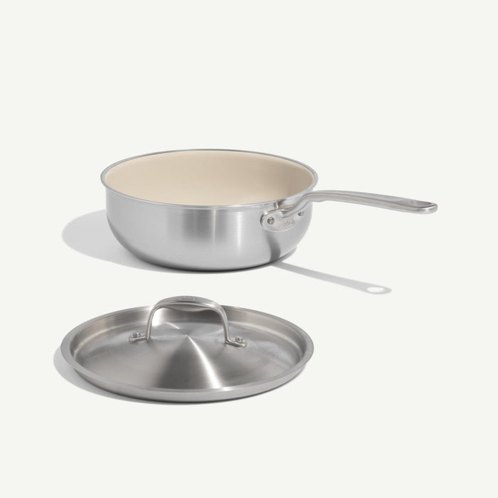 Made In CeramiClad Non Stick Saucier 3QT