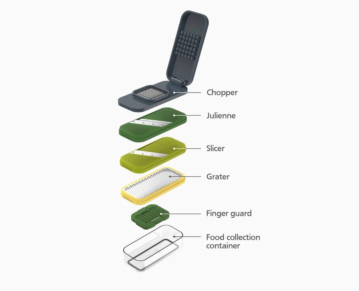 Multi-Prep Compact 4pc Prep Set — berry + basil