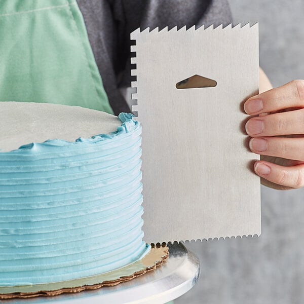 Ateco comb and icing smoother alternate angle
