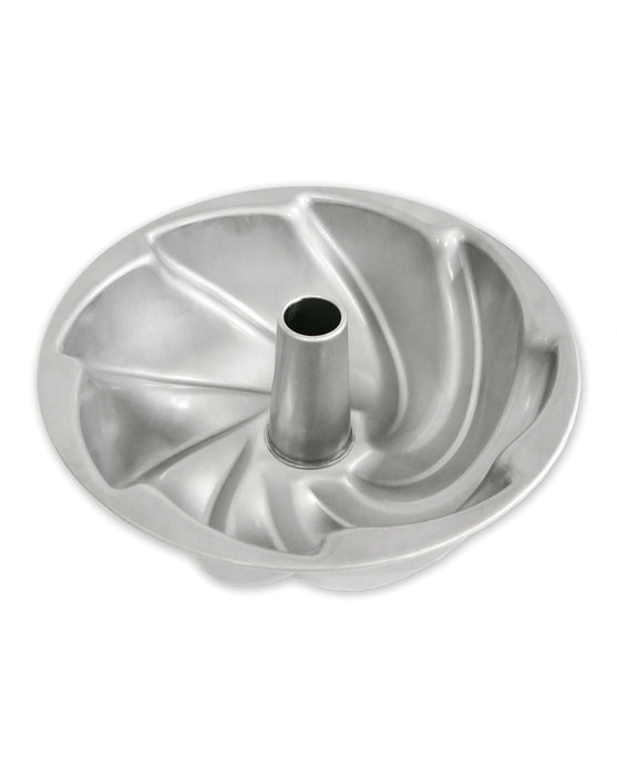 USA Pan Swirl Tube Cake Pan angle view