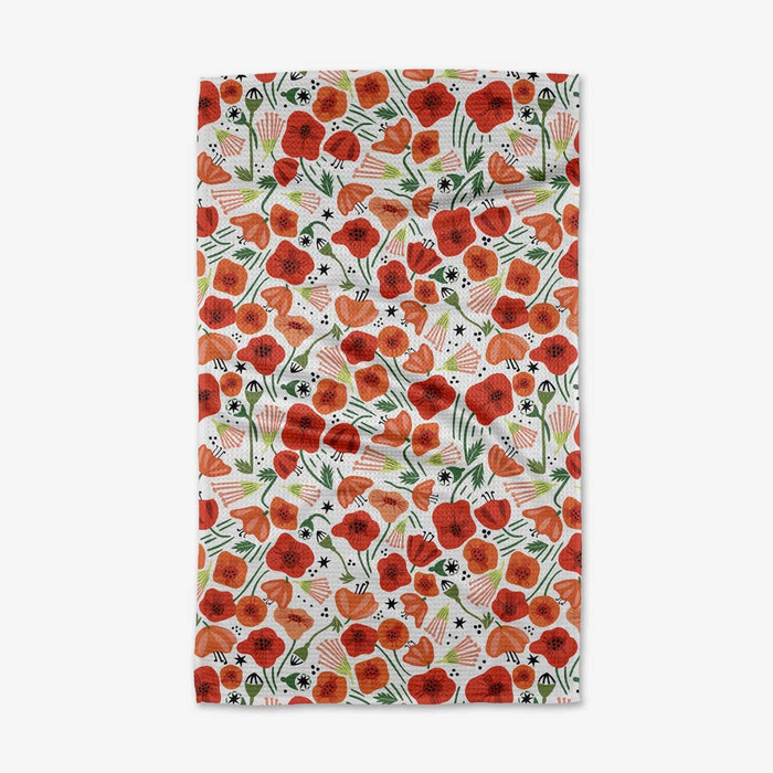 Poppy Power Tea Towel