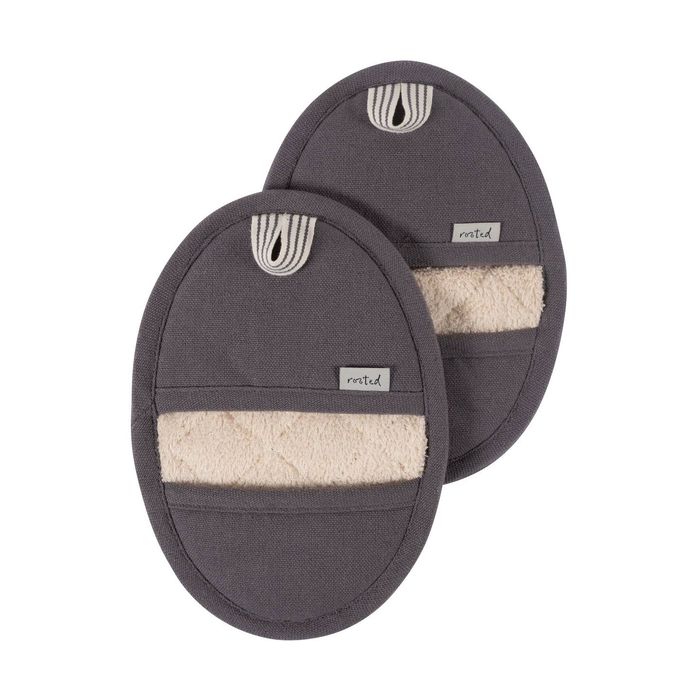 Rooted Sustainable Set of 2 Pot Grabbers 6" X 8.5"