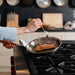 Made In Stainless Clad Frying Pan 12 inch in use