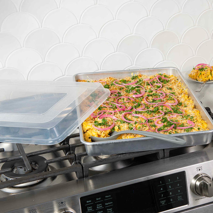 Naturals big batch pan with lid in the kitchen