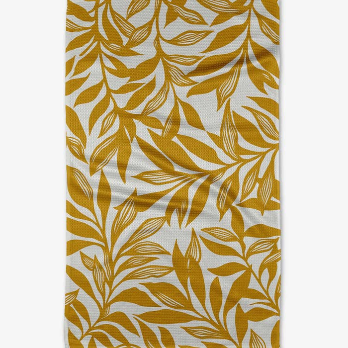 Geometry Tea Towel - Saffron