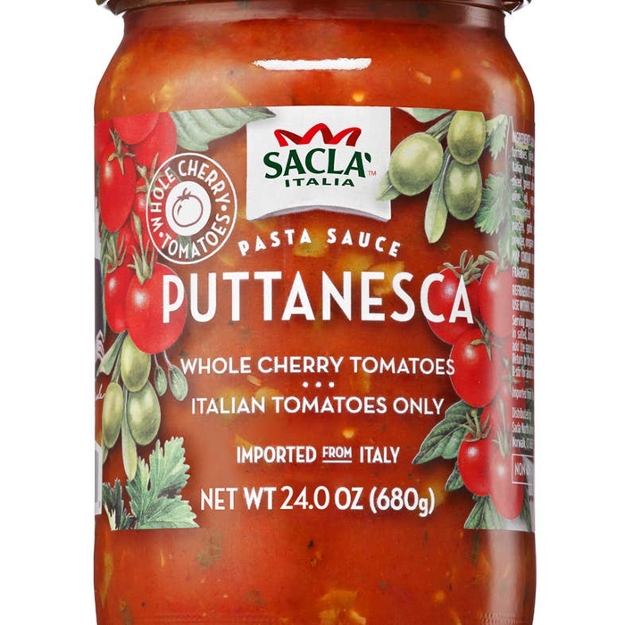 Sacla Italy Puttanesca Cherry Tomato Pasta Sauce