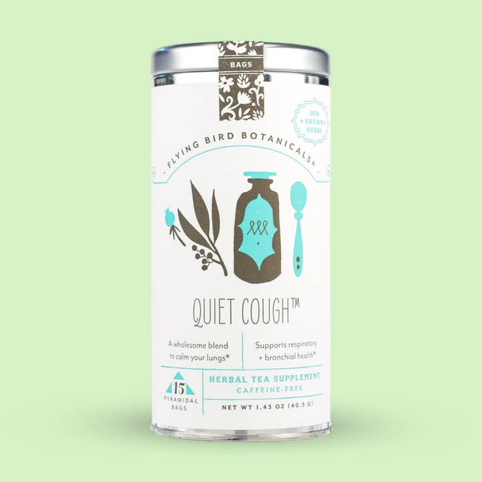 Quiet Cough – 15 Tea Bag Tin