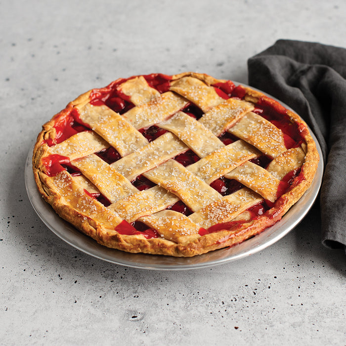 Cherry pie baked in the Naturals 9 inch pie pan