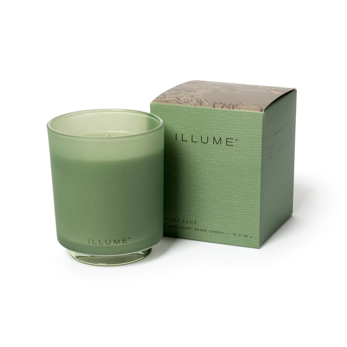 Hinoki Sage Candle | Refillable  Glass