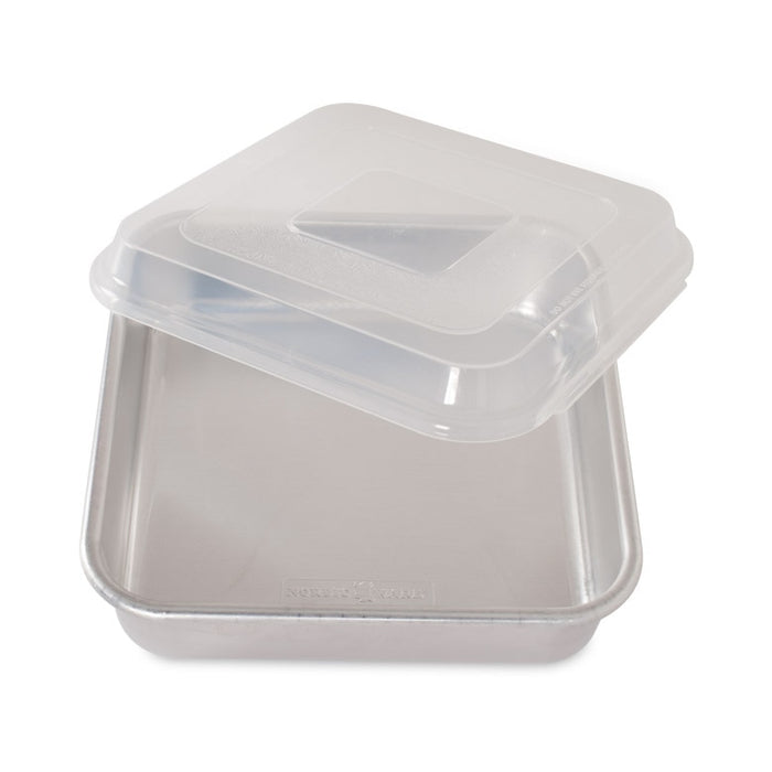 Naturals 9" Square Cake Pan with Lid