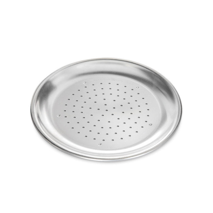 9 inch aluminum pizza crisper with perforated bottom