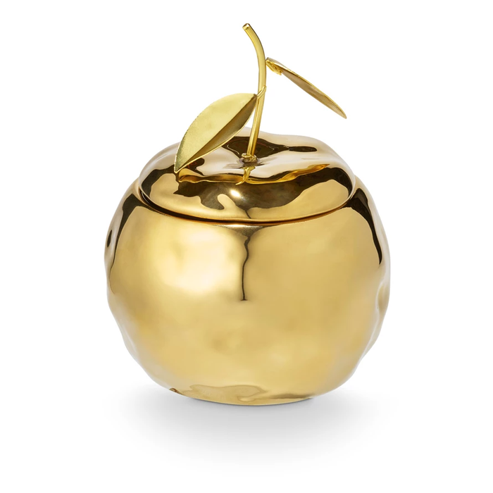 Gilded Citrus Fruit Candle