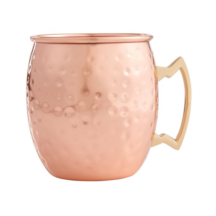 Hammered Copper Moscow Mule Mug