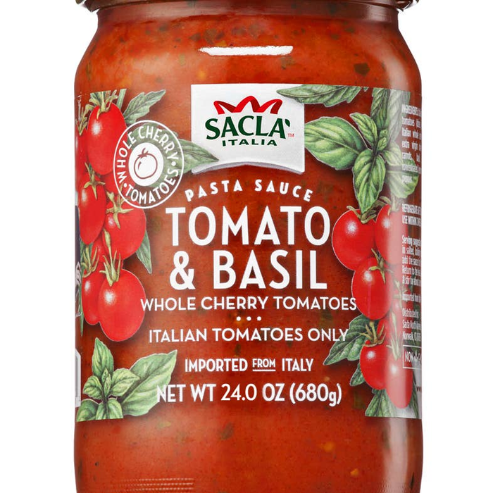 Sacla Italy Basil Cherry Tomato Pasta Sauce