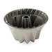 Inside of the Kugelhopf Bundt pan showing the nonstick fluted interior