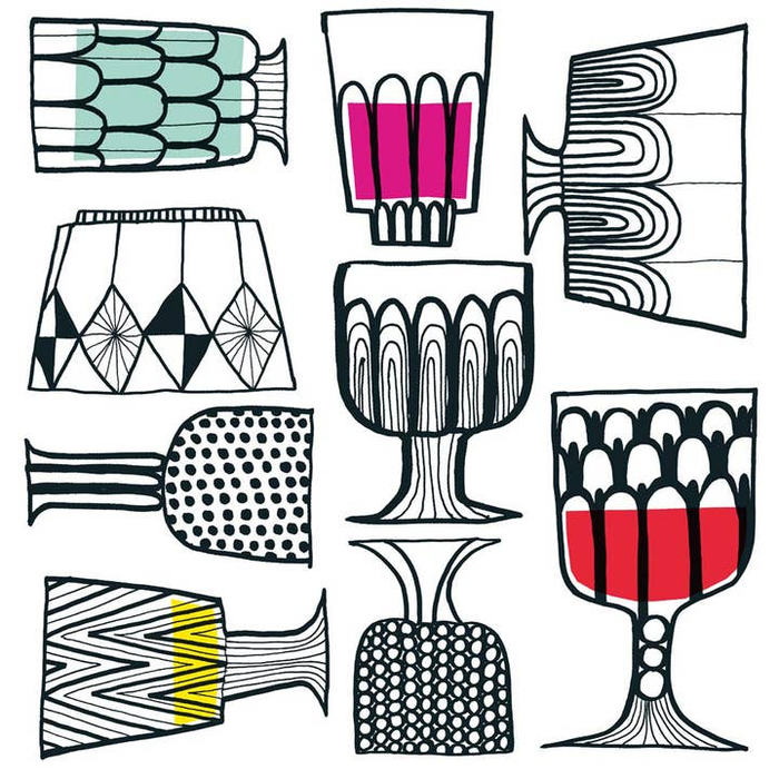 Kippis Marimekko Cocktail Napkins