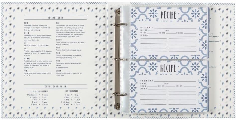 Recipe Card Binders