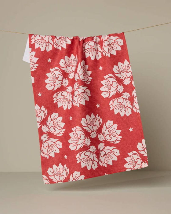 Maverick Floral Tea Towel