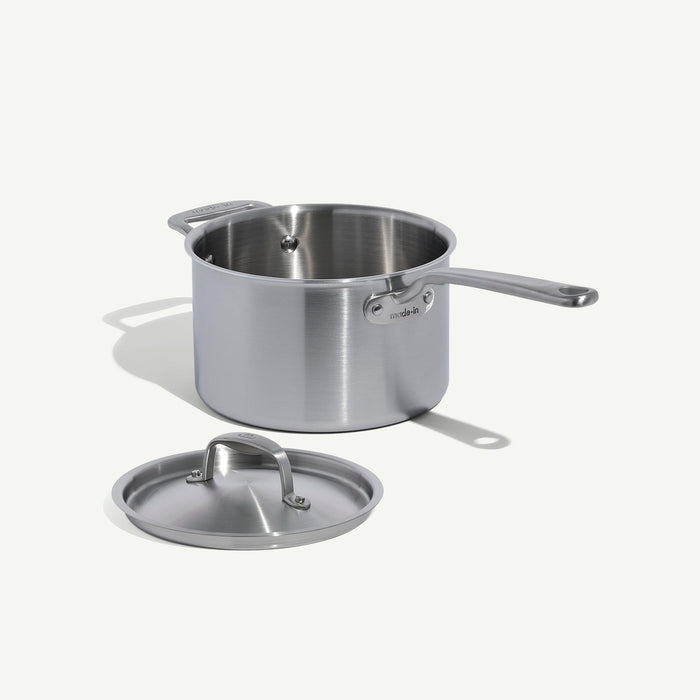 Made In Stainless Clad Saucepan 4QT