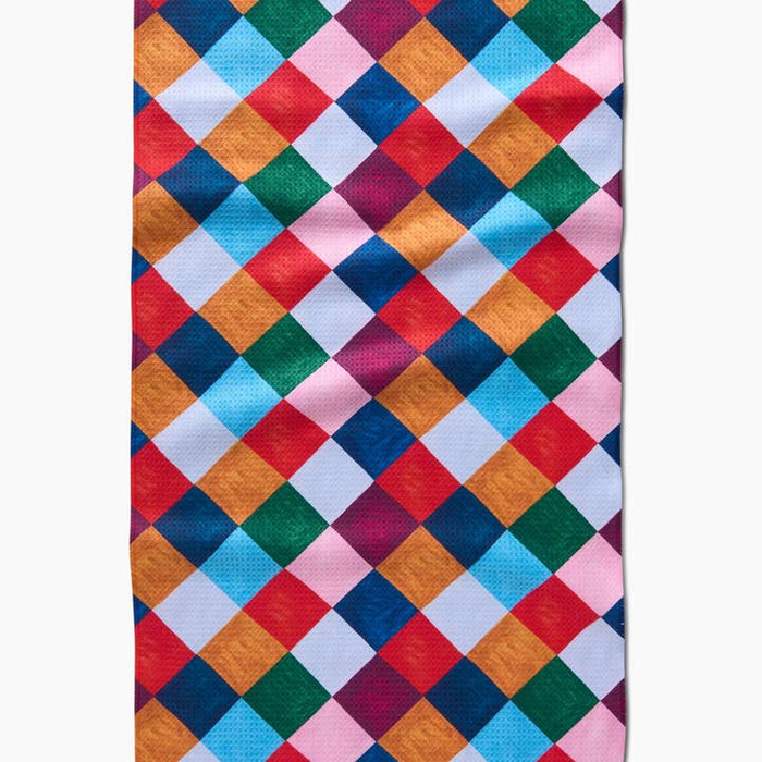 Geometry Tea Towel - Harlequin
