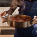 Made In Stainless Clad 10 Qt Rondeau in use