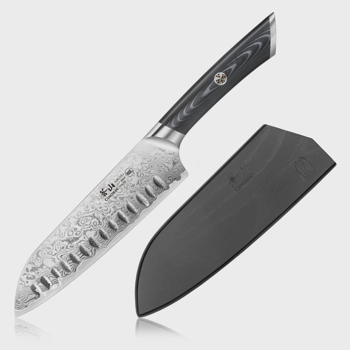 KURO 7" Santoku Knife w/ Sheath