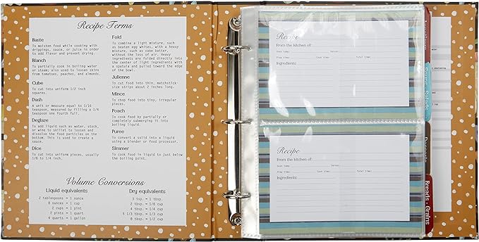 Recipe Card Binders