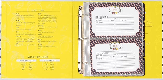 Recipe Card Binders