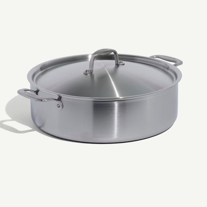 Stainless Clad 10 qt. Rondeau with Lid