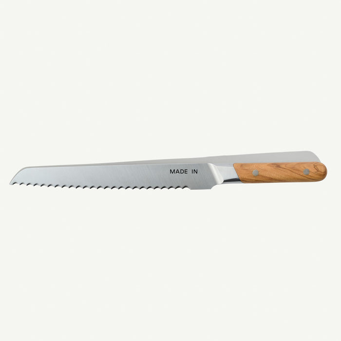 Made In 9 inch Bread Knife serration detail