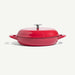 Made In Enameled Cast Iron 3.5 Qt Braiser in Made In Red