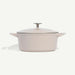 Made In Enameled Cast Iron Dutch Oven in White