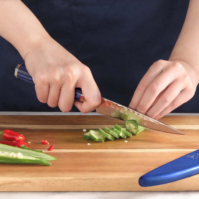 KITA Series 5-Inch Serrated Utility Knife with Sheath