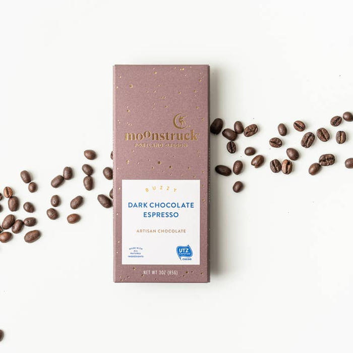 Buzzy Dark Espresso Chocolate Bar