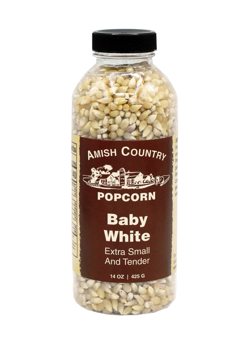 Bottle of Baby White Popcorn 14oz