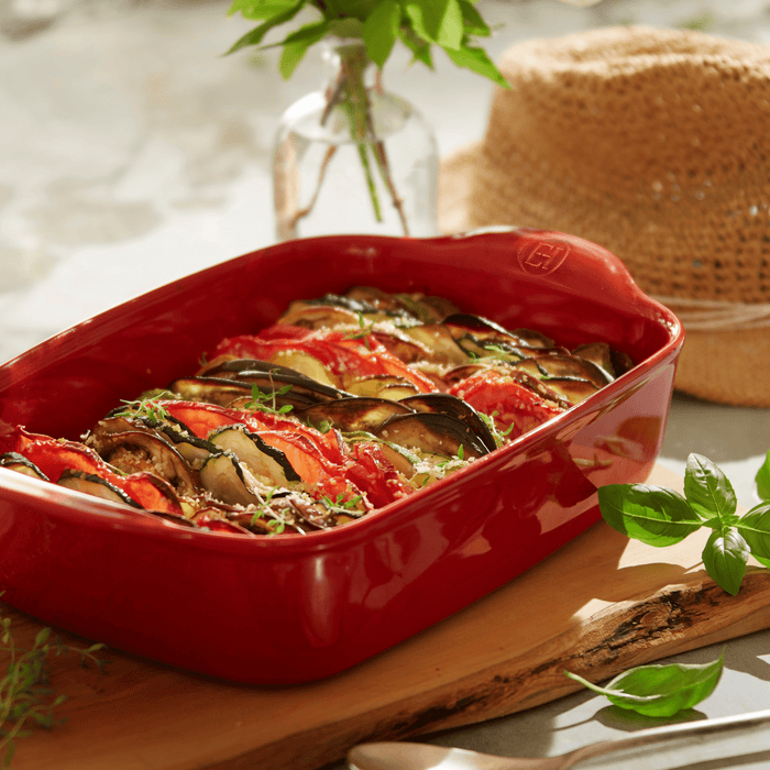 The Right Dish Large Baker - Burgundy lifestyle