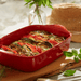 The Right Dish Large Baker - Burgundy lifestyle