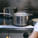 Made In Stainless Clad Saucepan 4QT in use