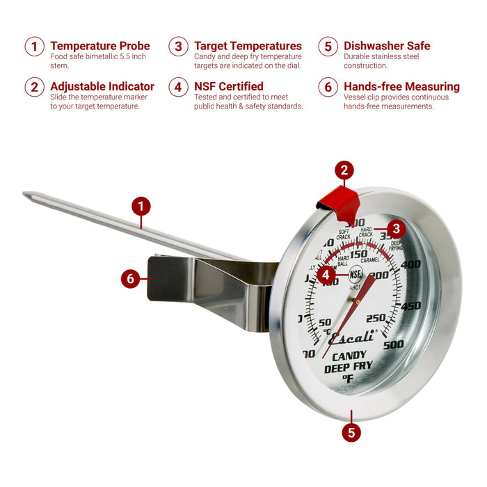 Candy + Deep Fry Dial Thermometer